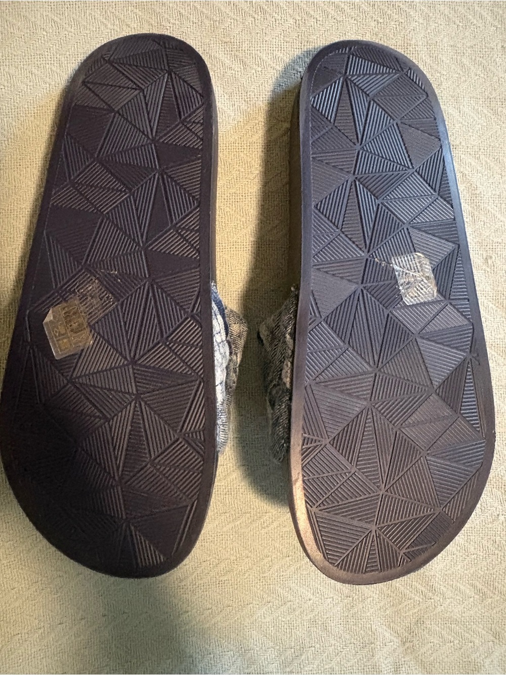 Kurt Geiger London Meena Denim Slide Sandals Woven Pattern Flat EU 42 US W11 / M - Picture 4 of 6